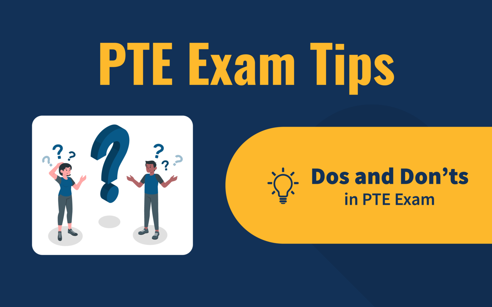 PTE &#8211; Do&#8217;s and Don&#8217;ts image