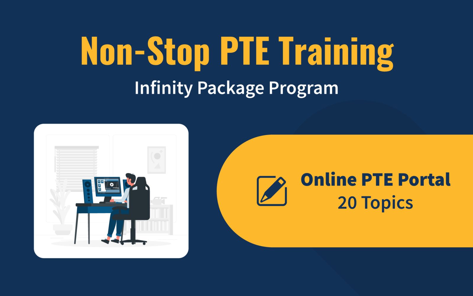 Non-Stop Live PTE Training &#8211; Infinity Package