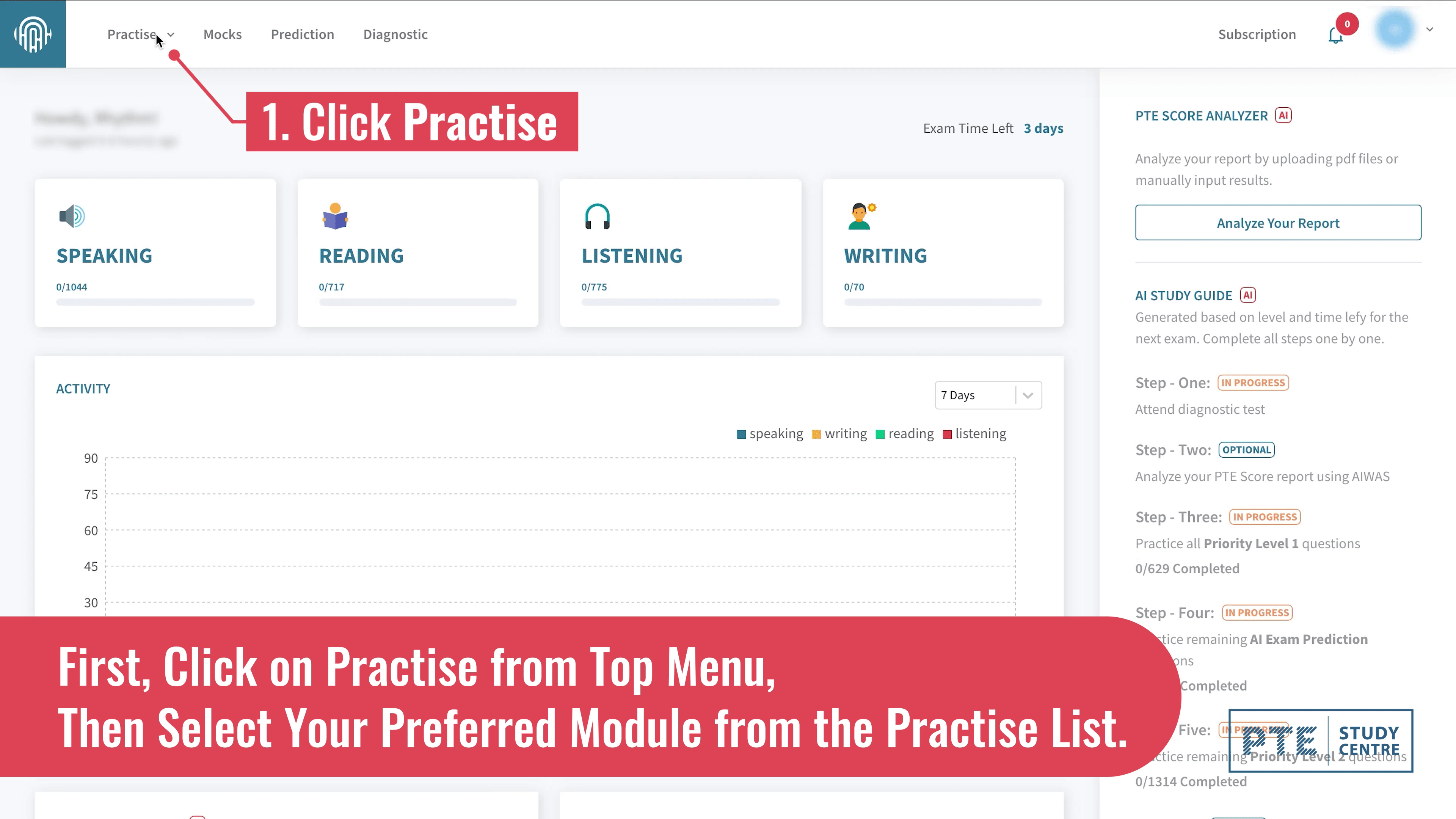 Click practice