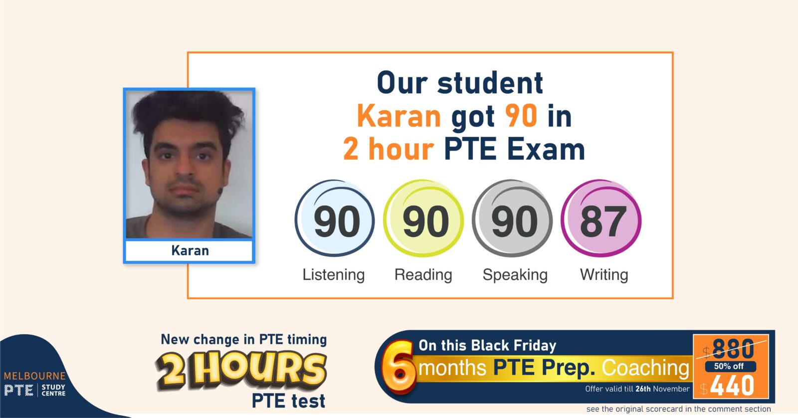 Karan got the highest score of 90 in PTE | 2 Hours PTE Test | New change made PTE better