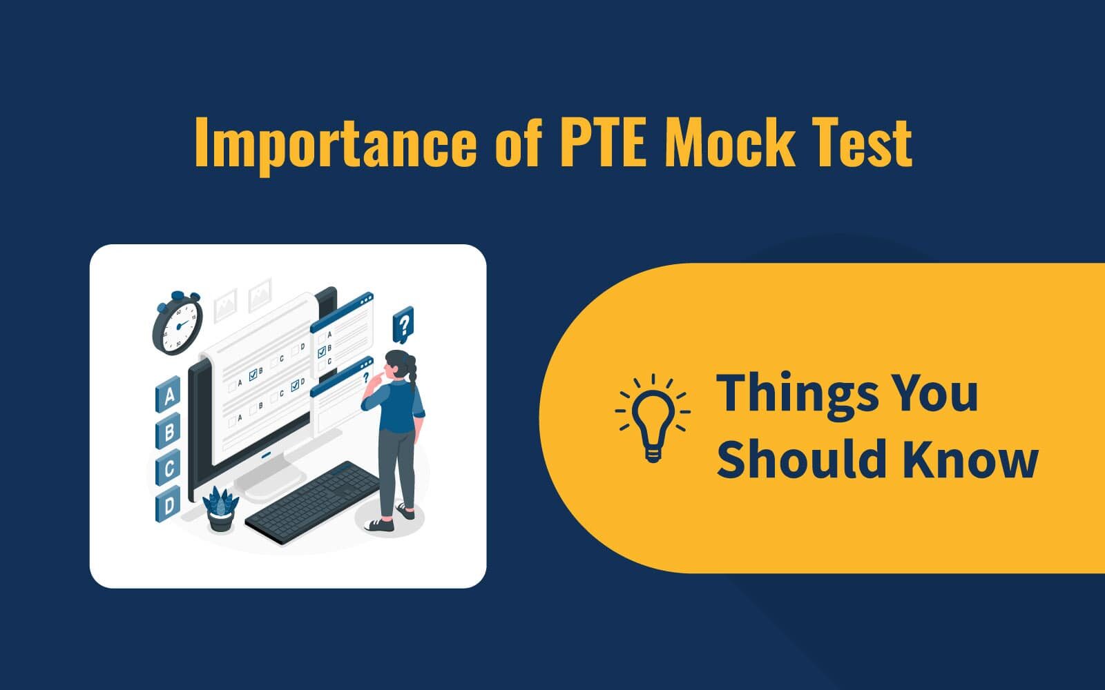 Importance of PTE Mock Test
