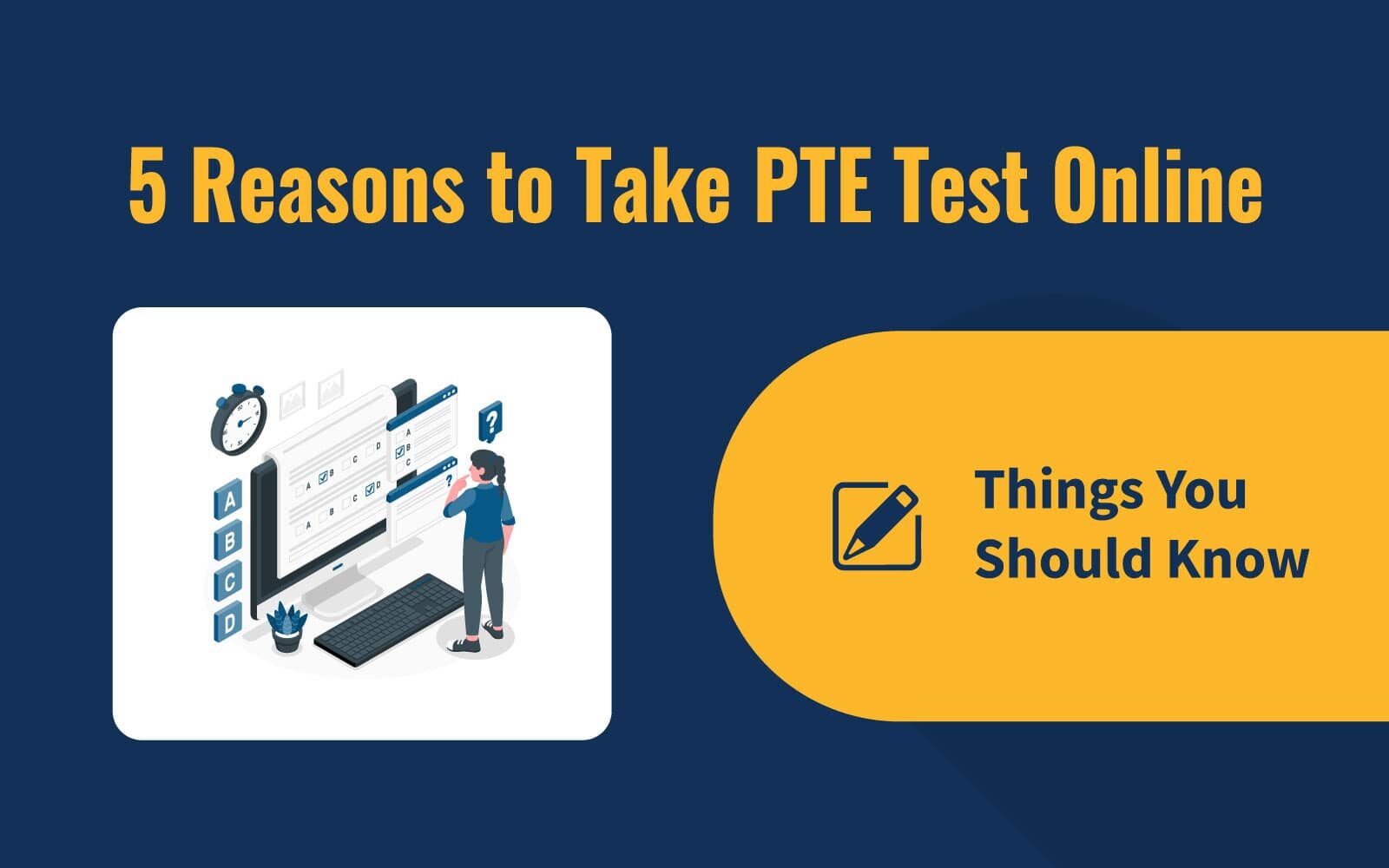 5 Reasons to Take PTE Test Online