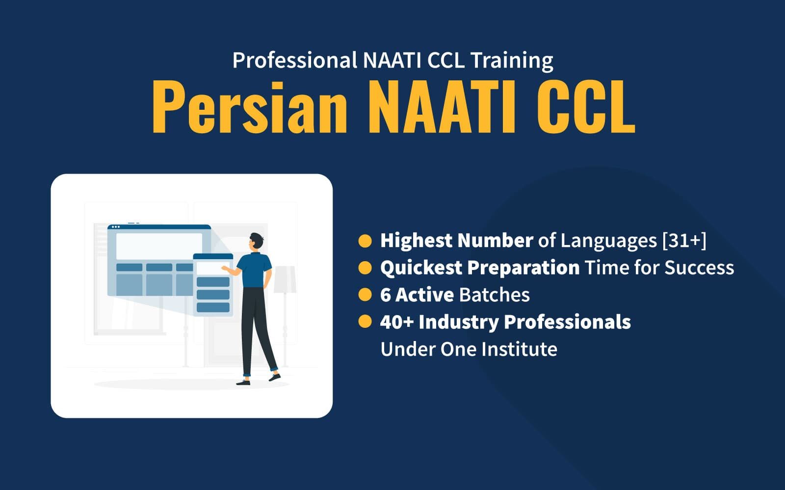 Persian NAATI CCL | Professional Training image