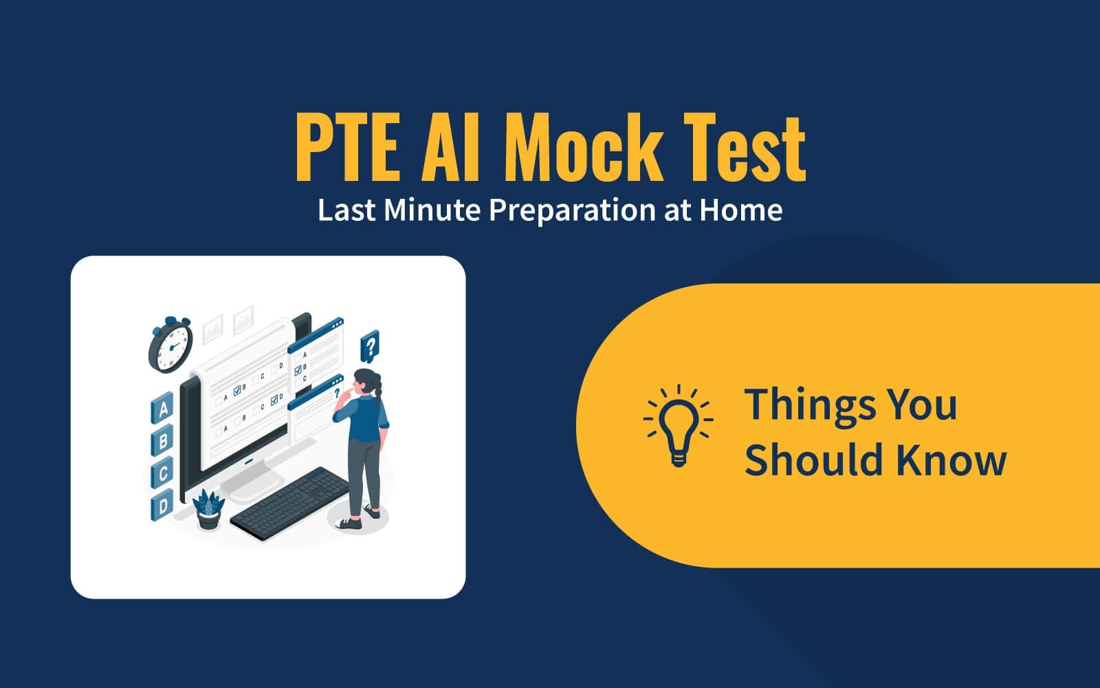 PTE AI Mock Test &#8211; Last Minute Preparation at Home