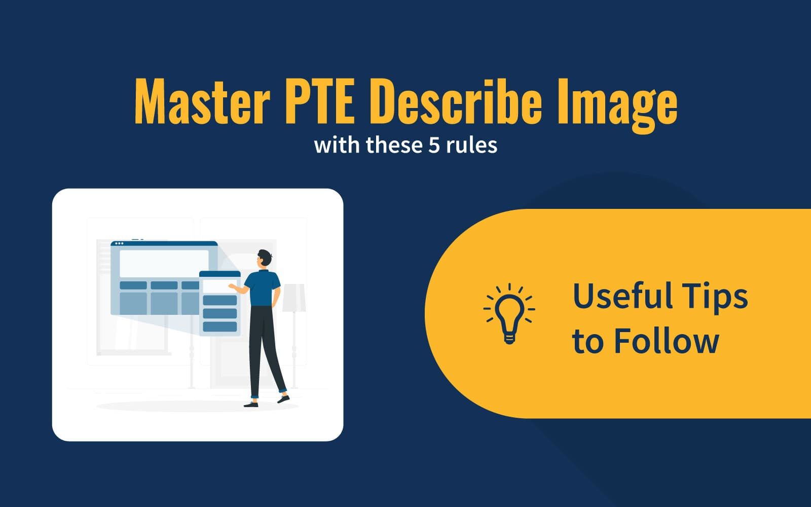 Master PTE Describe Image with these 5 rules