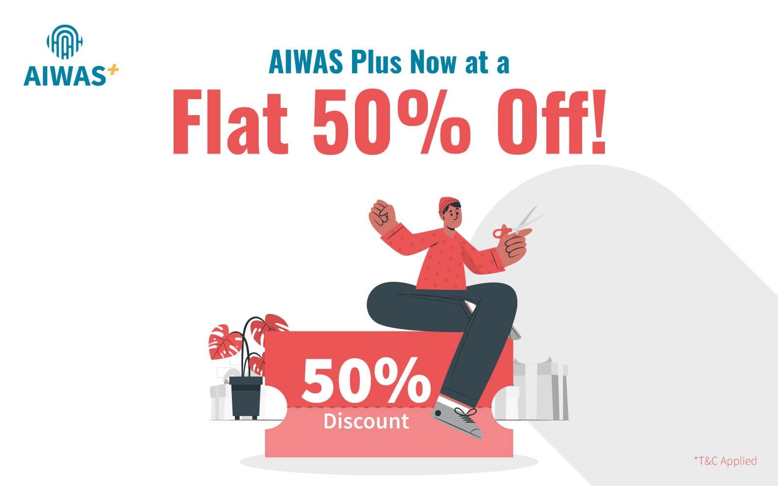 AIWAS Plus Now at a Flat 50% Off!