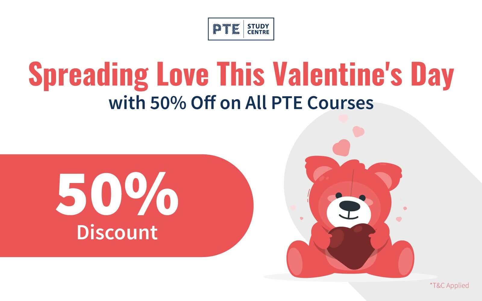 Spreading Love This Valentines Day with 50% off image